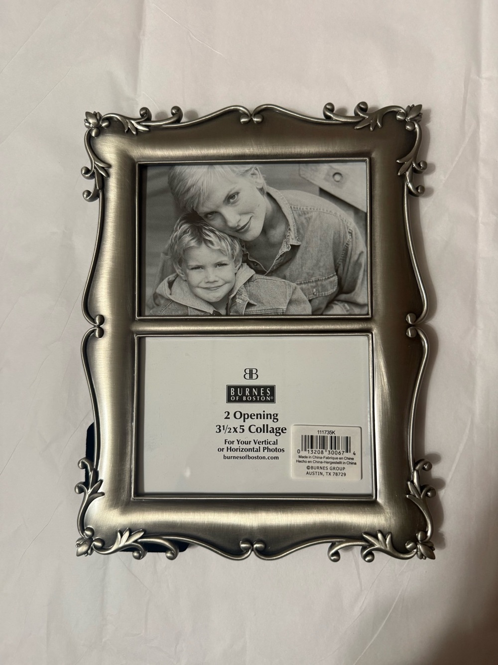 Burnes of Boston Alessandra Double Photo Frame